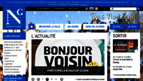 What Noisy-le-grand.fr website looked like in 2018 (5 years ago)