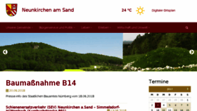 What Neunkirchen-am-sand.de website looked like in 2018 (5 years ago)