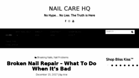 What Nailcarehq.com website looked like in 2018 (5 years ago)