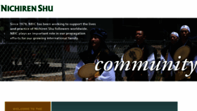 What Nichiren-shu.org website looked like in 2018 (5 years ago)