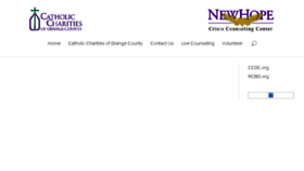 What Newhopenow.org website looked like in 2018 (5 years ago)