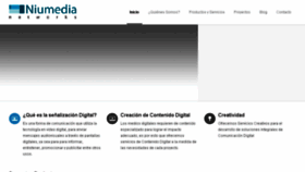 What Niumedia.tv website looked like in 2018 (5 years ago)