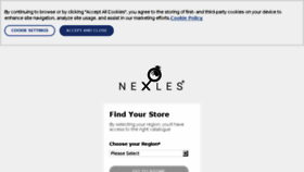 What Nexles.com website looked like in 2018 (5 years ago)