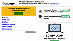 What Nicktechnical.com website looked like in 2018 (5 years ago)