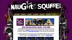 What Naughtysquirrelbackpackers.com website looked like in 2018 (5 years ago)