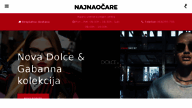 What Najnaocare.rs website looked like in 2018 (5 years ago)