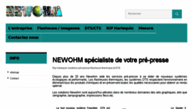 What Newohm.com website looked like in 2018 (5 years ago)