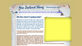 What Newzealandslang.com website looked like in 2018 (5 years ago)