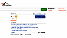 What Netzero-news.net website looked like in 2018 (5 years ago)