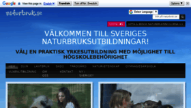 What Naturbruk.se website looked like in 2018 (5 years ago)