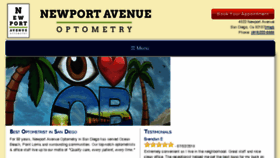What Newportavenueoptometry.com website looked like in 2018 (5 years ago)