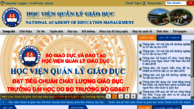 What Niem.edu.vn website looked like in 2018 (5 years ago)
