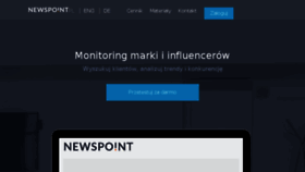 What Newspoint.pl website looked like in 2018 (5 years ago)