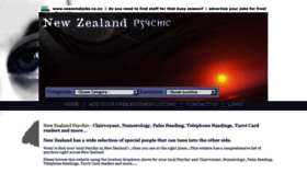 What Newzealandpsychic.co.nz website looked like in 2018 (5 years ago)