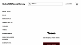 What Nativewildflowers.net website looked like in 2018 (5 years ago)