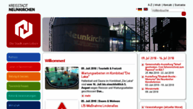 What Neunkirchen.de website looked like in 2018 (5 years ago)