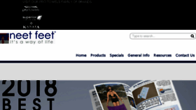 What Neetfeet.com website looked like in 2018 (5 years ago)