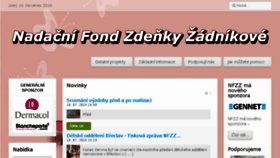 What Nfzz.cz website looked like in 2018 (5 years ago)