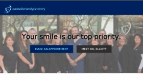 What Nashvillefamilydentistry.com website looked like in 2018 (5 years ago)