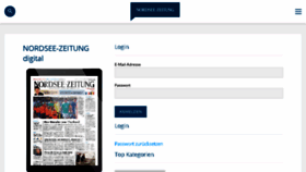 What Nordseezeitung.de website looked like in 2018 (5 years ago)