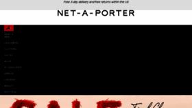 What Netaporter.com website looked like in 2018 (5 years ago)
