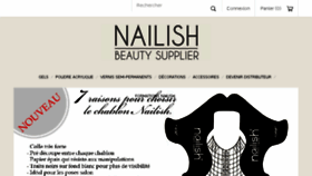 What Nailish.fr website looked like in 2018 (5 years ago)
