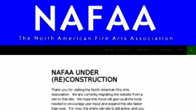 What Nafaa.org website looked like in 2018 (5 years ago)