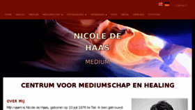 What Nicoledehaas.nl website looked like in 2018 (5 years ago)