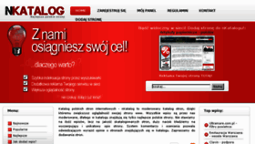 What Nkatalog.pl website looked like in 2018 (5 years ago)