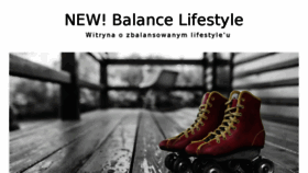 What Newbalancelifestyle.pl website looked like in 2018 (5 years ago)