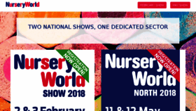 What Nurseryworldshow.com website looked like in 2018 (5 years ago)
