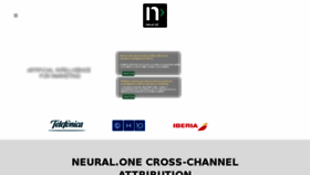 What Neural.one website looked like in 2018 (5 years ago)