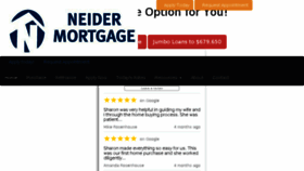 What Neidermortgage.com website looked like in 2018 (5 years ago)