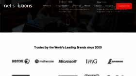 What Netsolutionsindia.com website looked like in 2018 (5 years ago)