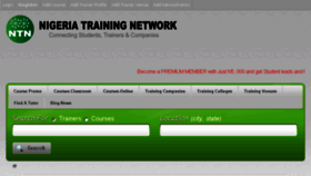 What Nigeriatrainingnetwork.com website looked like in 2018 (5 years ago)