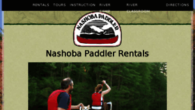 What Nashobapaddler.com website looked like in 2018 (5 years ago)