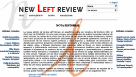 What Newleftreview.es website looked like in 2018 (5 years ago)