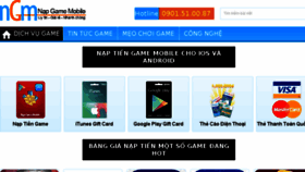 What Napgamemobile.com website looked like in 2018 (5 years ago)