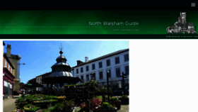 What Northwalshamguide.co.uk website looked like in 2018 (5 years ago)