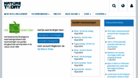 What Natuurkalender.nl website looked like in 2018 (7 years ago)
