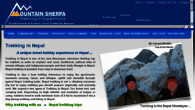 What Nepaltrekkingtours.com website looked like in 2018 (5 years ago)