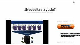 What Necesitoayuda.eu website looked like in 2018 (7 years ago)