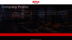 What Netflixinvestor.com website looked like in 2018 (5 years ago)