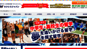 What Nexsis.jp website looked like in 2018 (5 years ago)