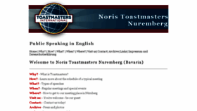 What Noris-toastmasters.de website looked like in 2018 (5 years ago)