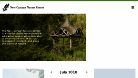 What Newcanaannature.org website looked like in 2018 (5 years ago)