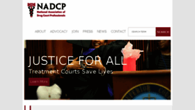 What Nadcp.org website looked like in 2018 (5 years ago)