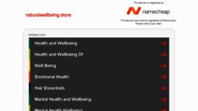 What Naturalwellbeing.store website looked like in 2018 (5 years ago)