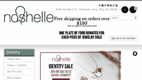 What Nashelle.com website looked like in 2018 (5 years ago)