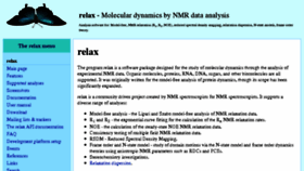 What Nmr-relax.com website looked like in 2018 (5 years ago)